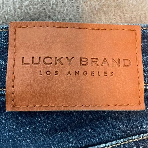 Lucky Brand Bridgette Skinny High Rise Jeans Blue Distressed Denim 8 / 29 - Picture 5 of 8